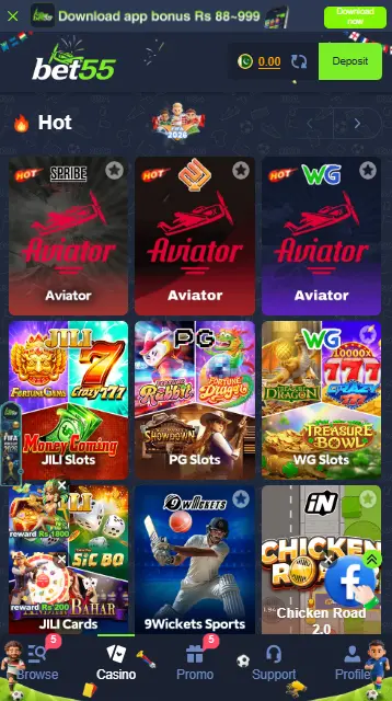 Bet55 Game App