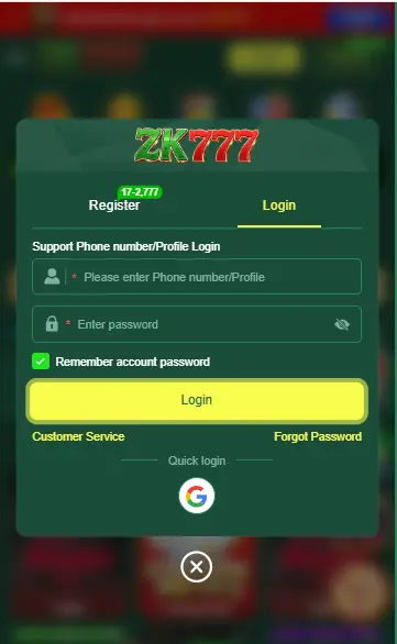 ZK777 Game 