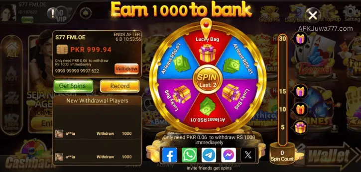 S77 Game Real Earning Application Latest Version Download